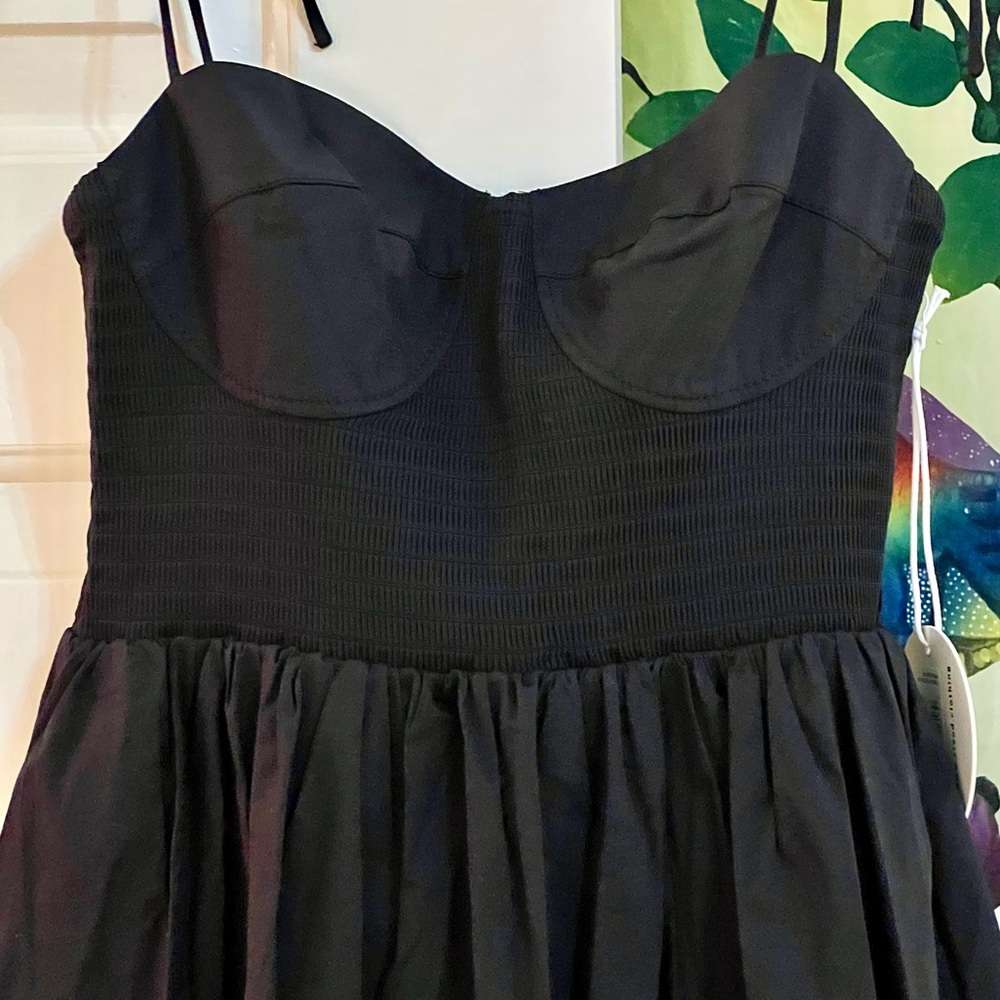 🌺🎉HP🎉🌺 NWT Staud Landry Maxi Dress Black - Picture 12 of 16